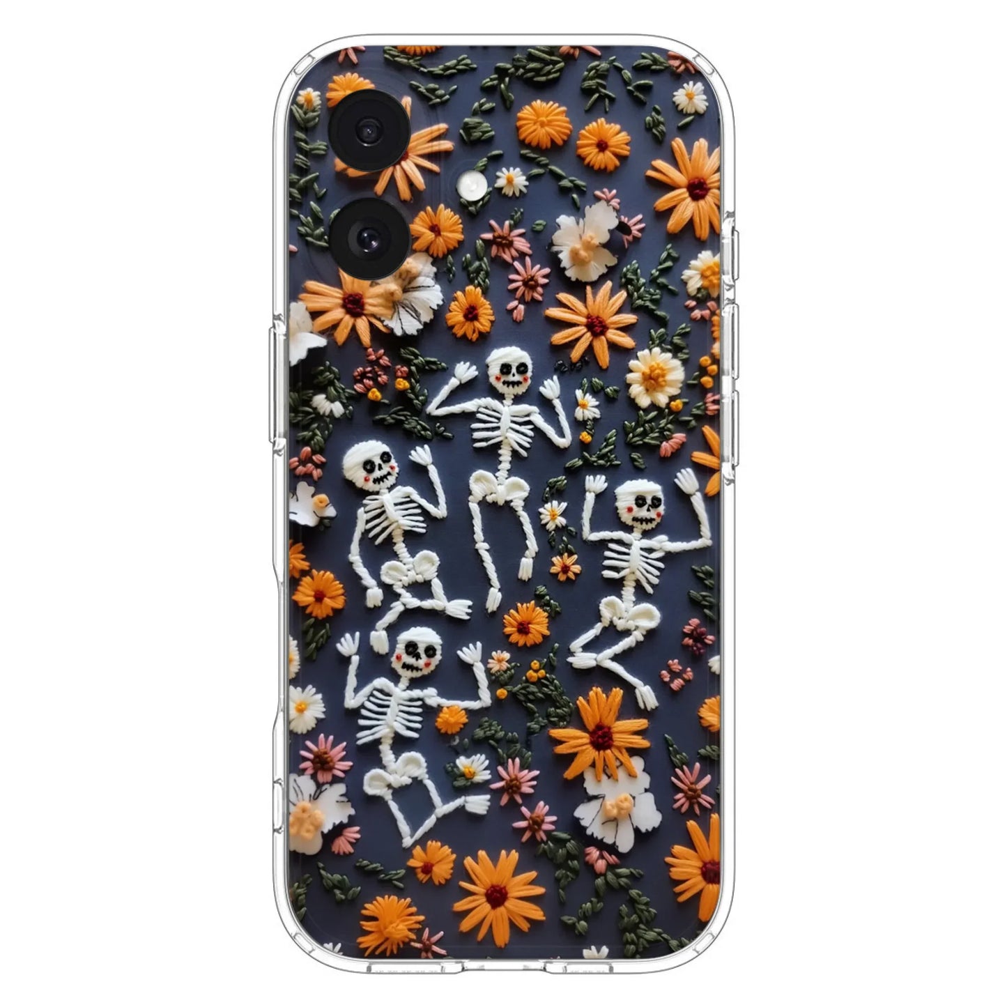 Custom Personalized 3D Skeleton Phone Case - Halloween Gift Idea - Case For iPhone/ Samsung
