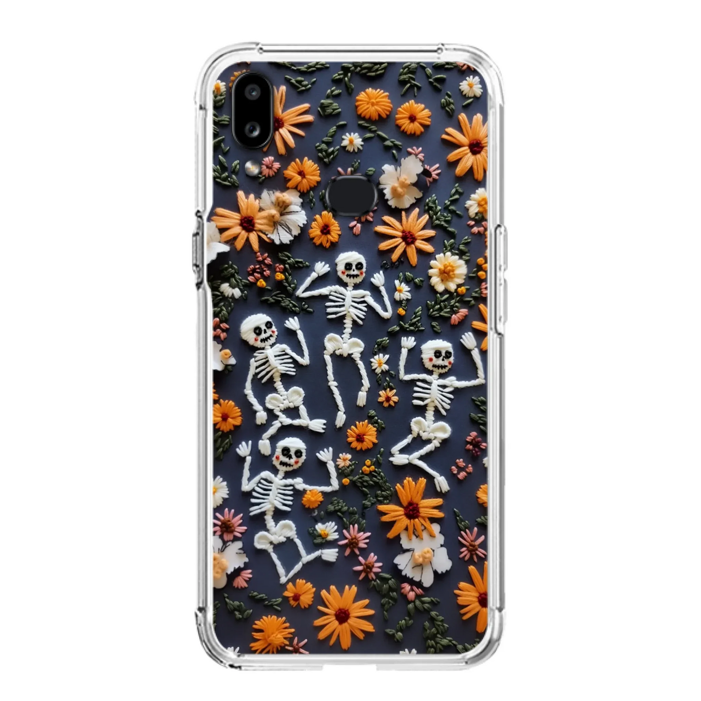 Custom Personalized 3D Skeleton Phone Case - Halloween Gift Idea - Case For iPhone/ Samsung