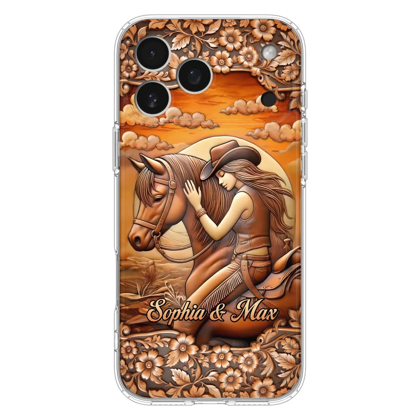 Custom Personalized Horse Girl Phone Case - Gift Idea For Horse Lover - Case For iPhone/ Samsung