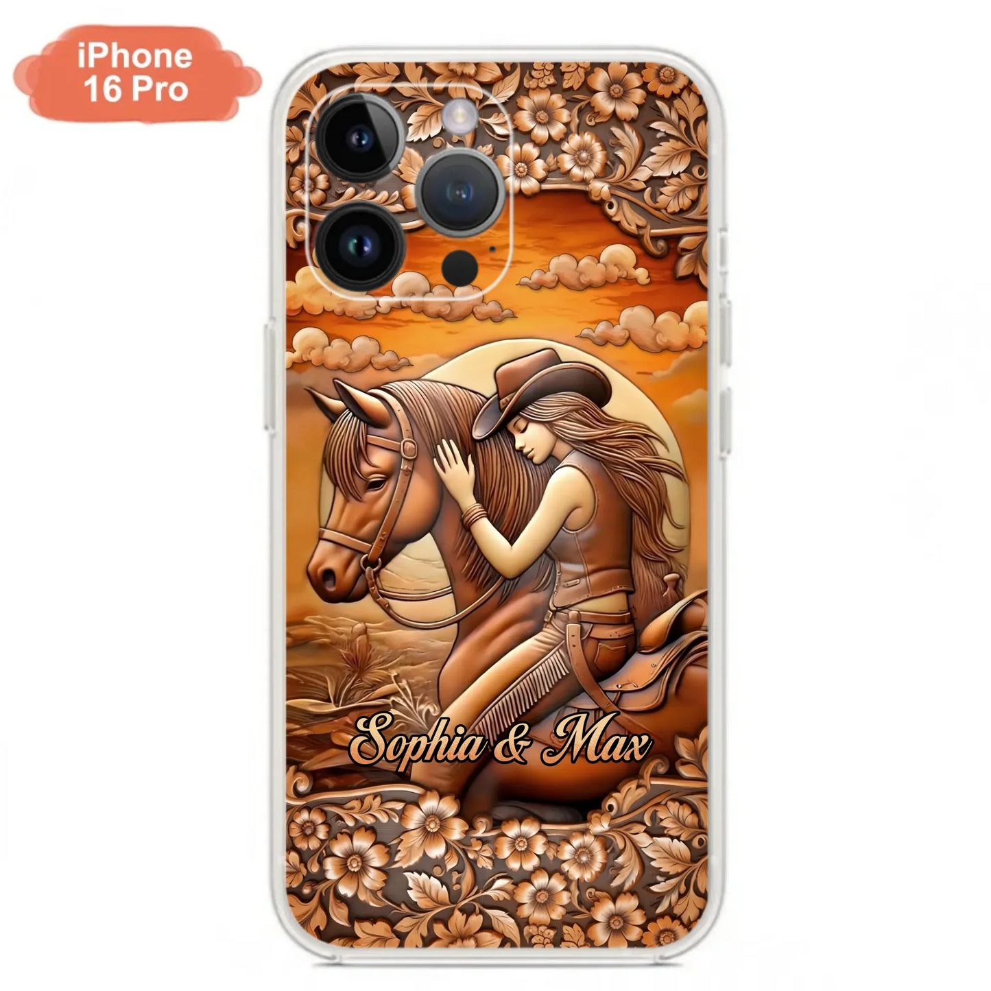 Custom Personalized Horse Girl Phone Case - Gift Idea For Horse Lover - Case For iPhone/ Samsung