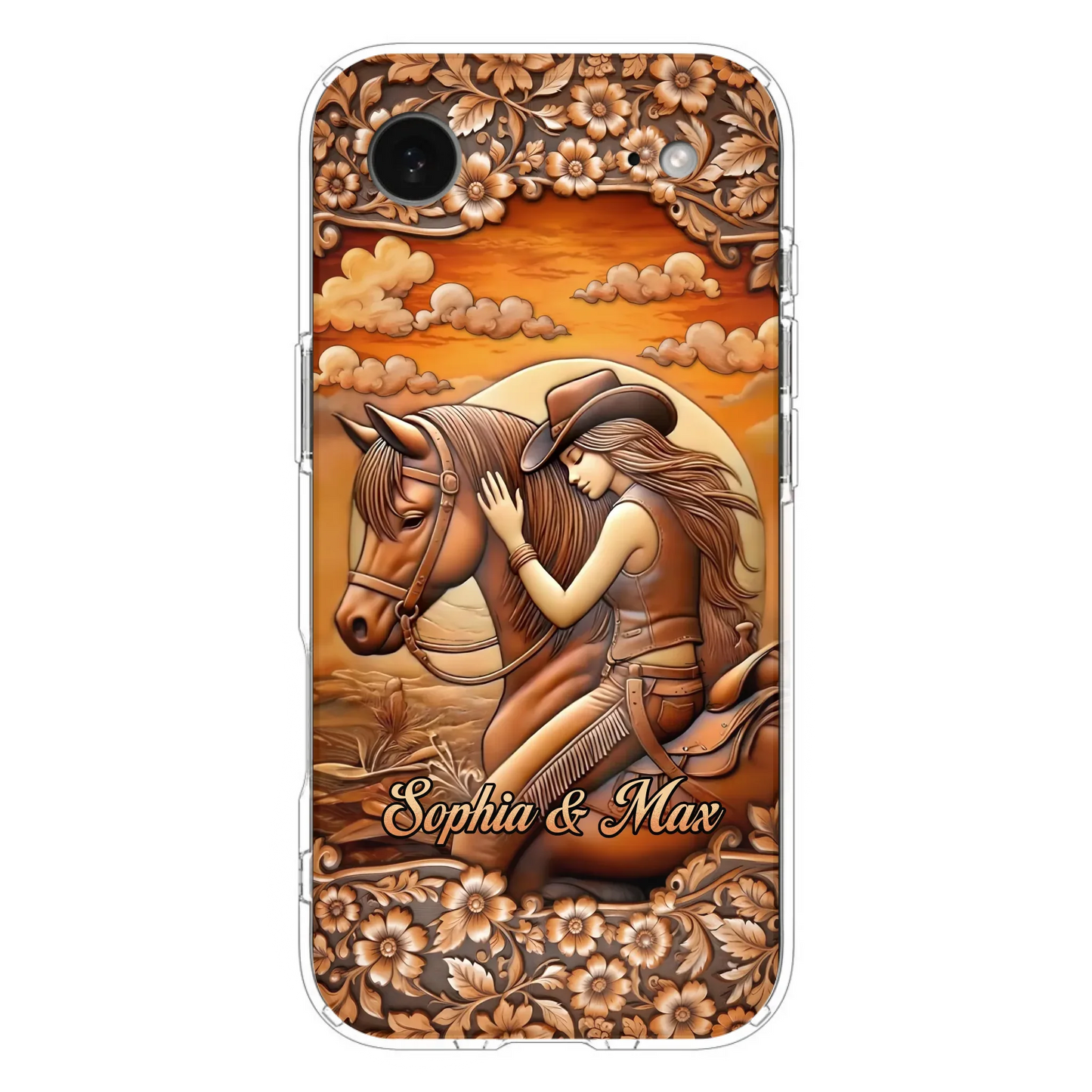 Custom Personalized Horse Girl Phone Case - Gift Idea For Horse Lover - Case For iPhone/ Samsung