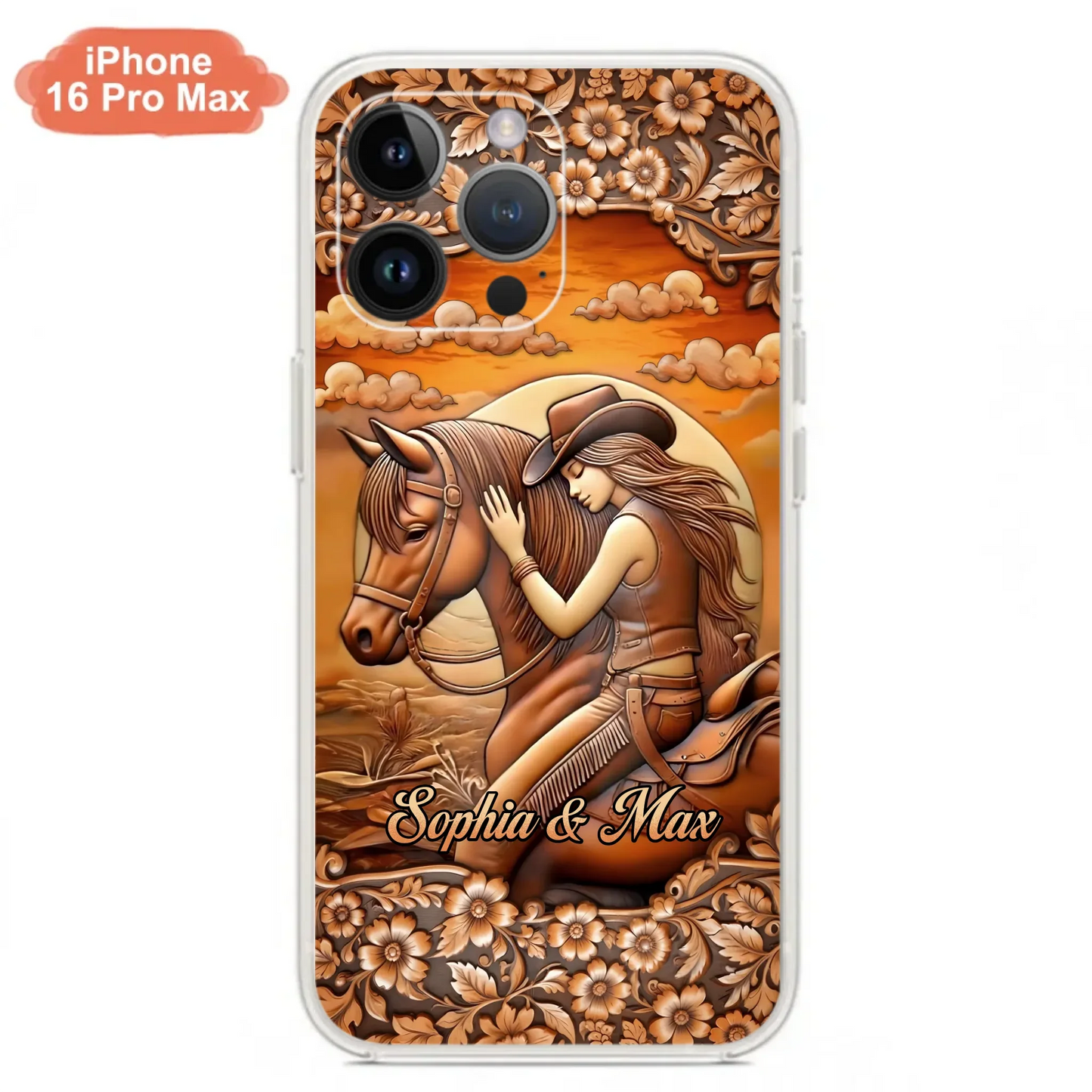 Custom Personalized Horse Girl Phone Case - Gift Idea For Horse Lover - Case For iPhone/ Samsung