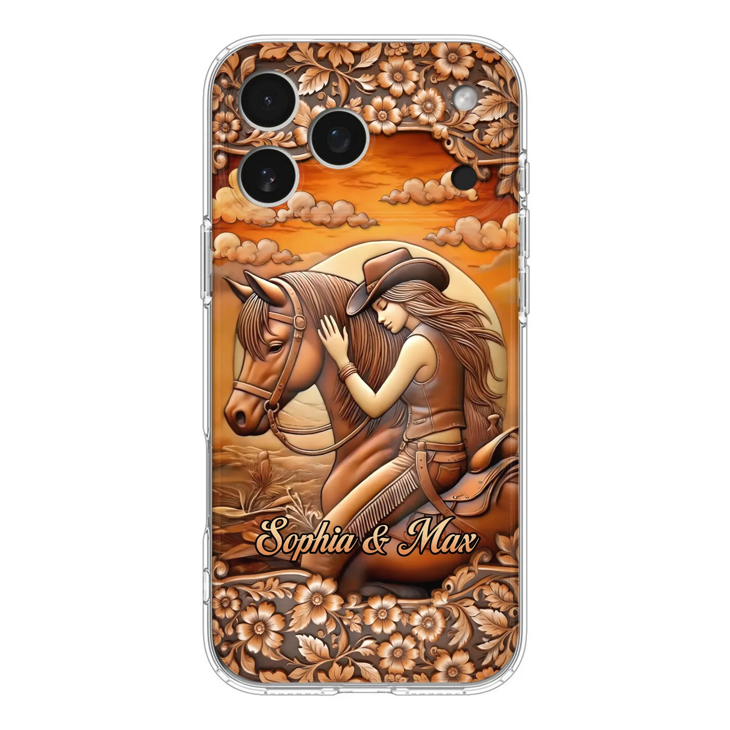 Custom Personalized Horse Girl Phone Case - Gift Idea For Horse Lover - Case For iPhone/ Samsung