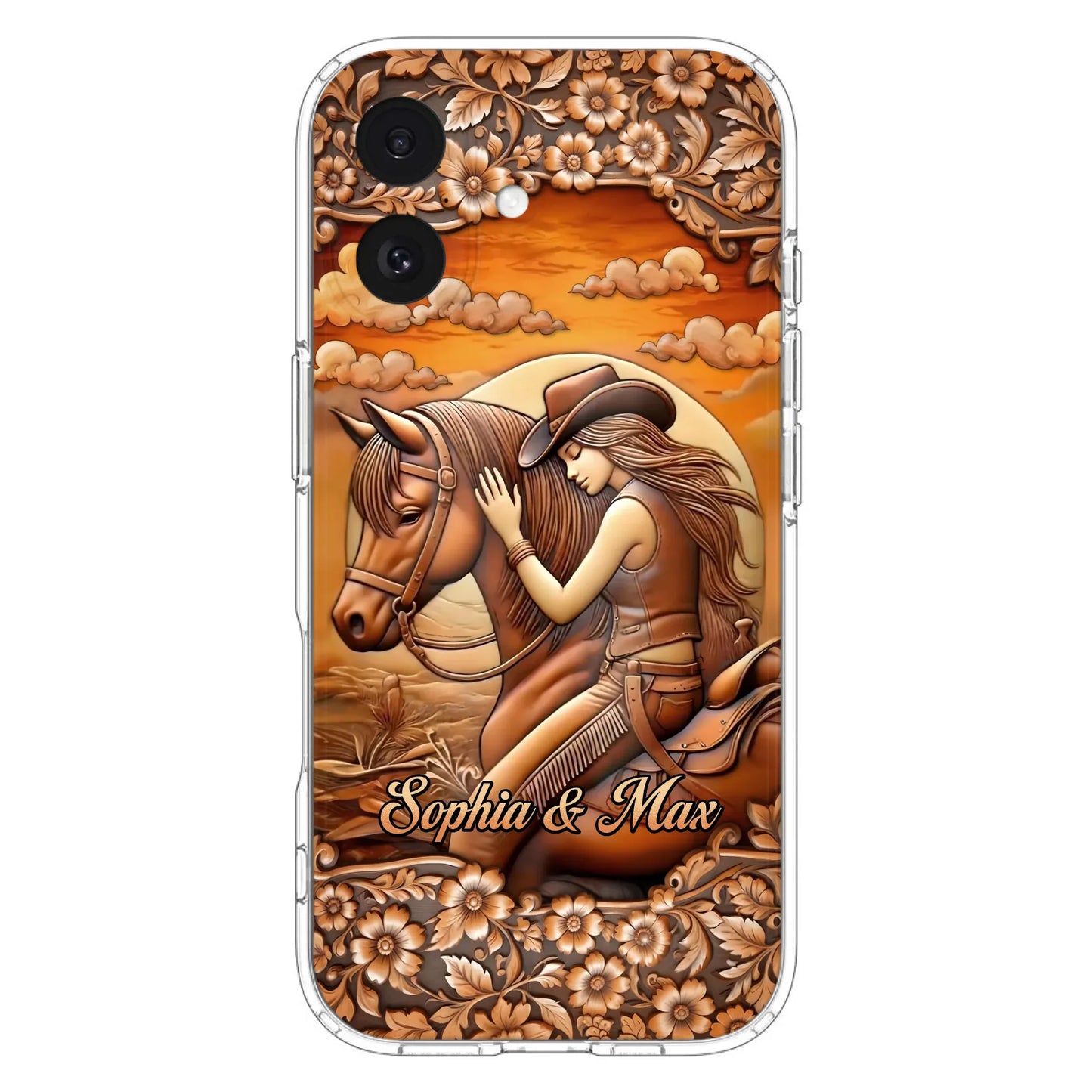 Custom Personalized Horse Girl Phone Case - Gift Idea For Horse Lover - Case For iPhone/ Samsung