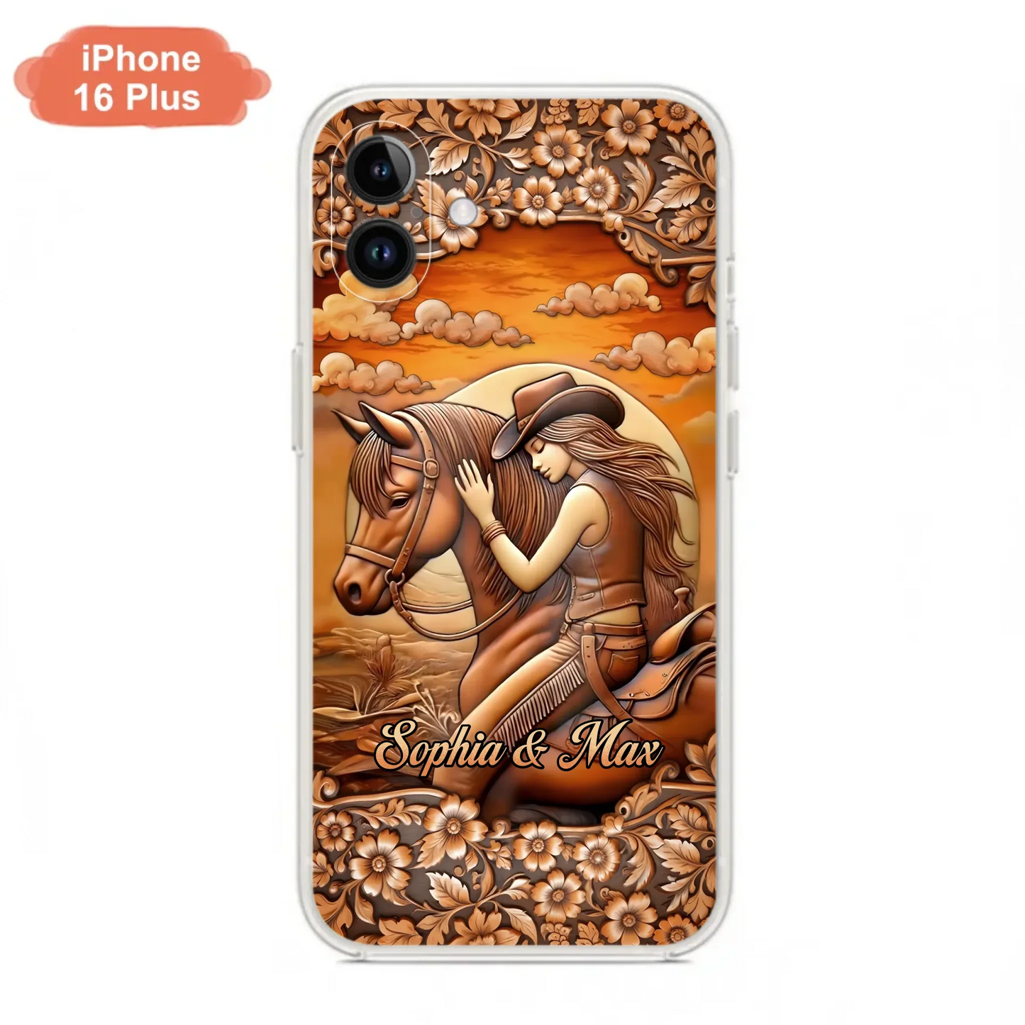 Custom Personalized Horse Girl Phone Case - Gift Idea For Horse Lover - Case For iPhone/ Samsung