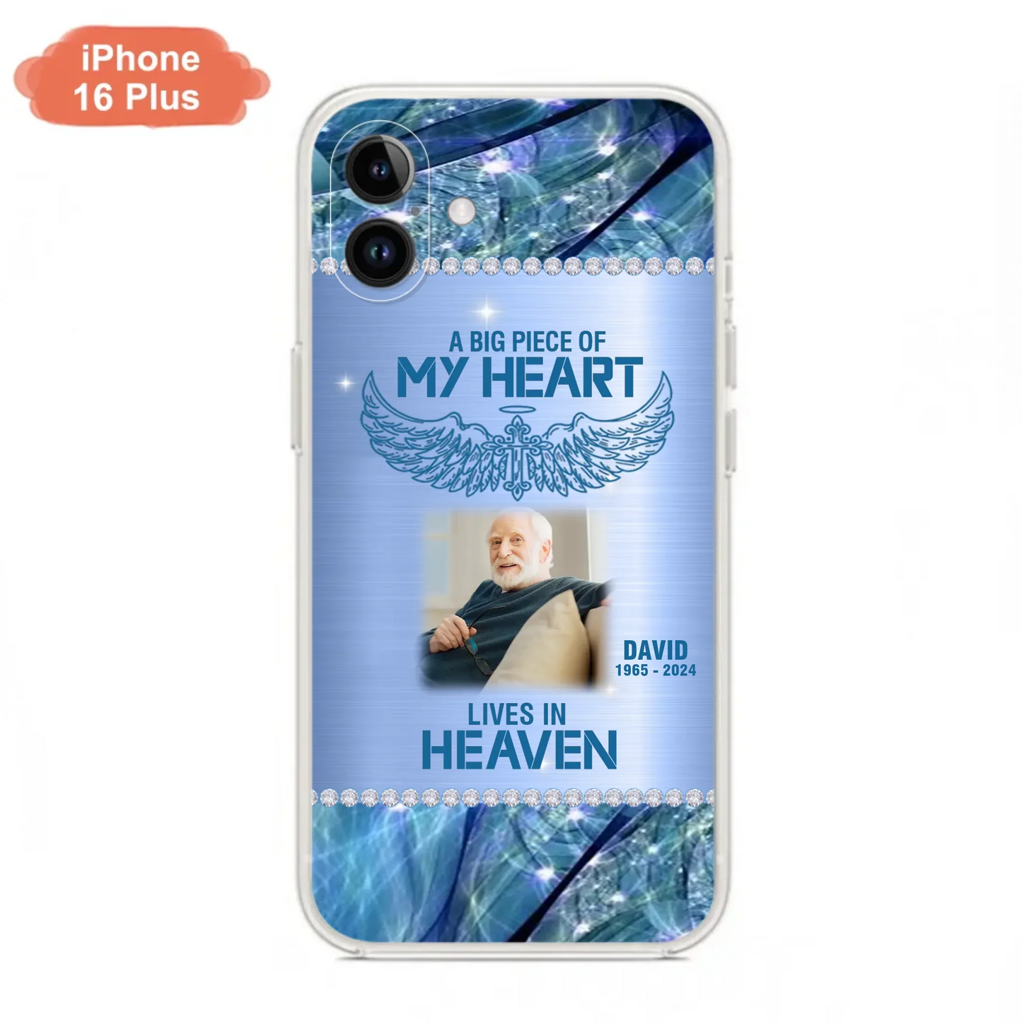Custom Personalized Memorial Photo Phone Case - Upload Photo - Memorial Gift For Family Member - Never Walk Alone - Case For iPhone/ Samsung
