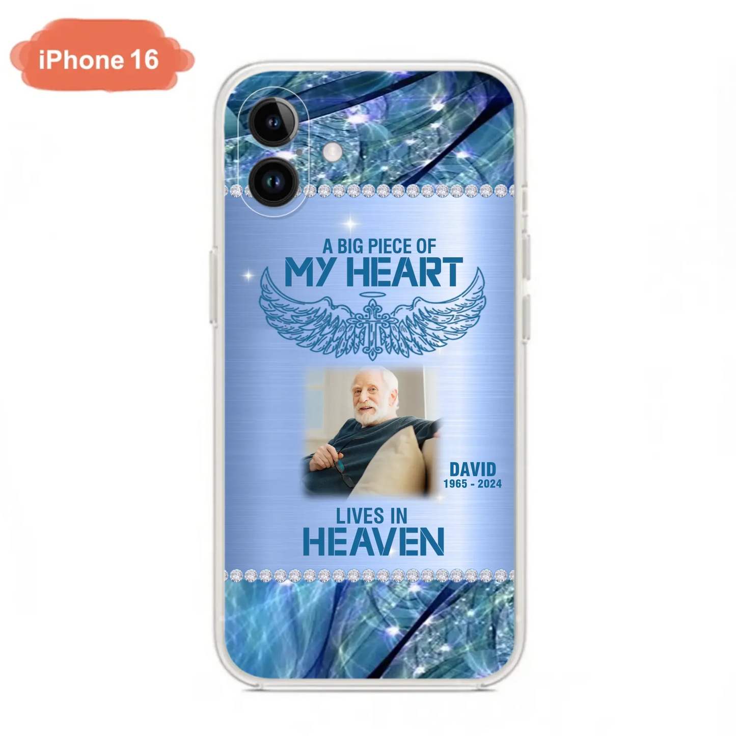 Custom Personalized Memorial Photo Phone Case - Upload Photo - Memorial Gift For Family Member - Never Walk Alone - Case For iPhone/ Samsung