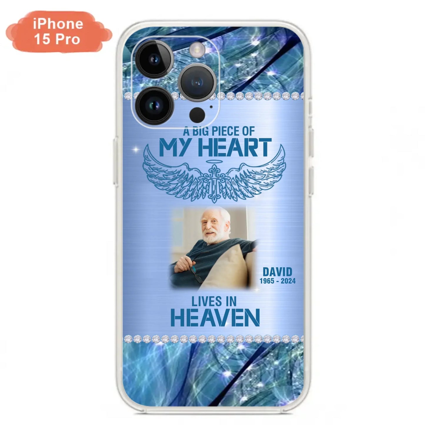 Custom Personalized Memorial Photo Phone Case - Upload Photo - Memorial Gift For Family Member - Never Walk Alone - Case For iPhone/ Samsung