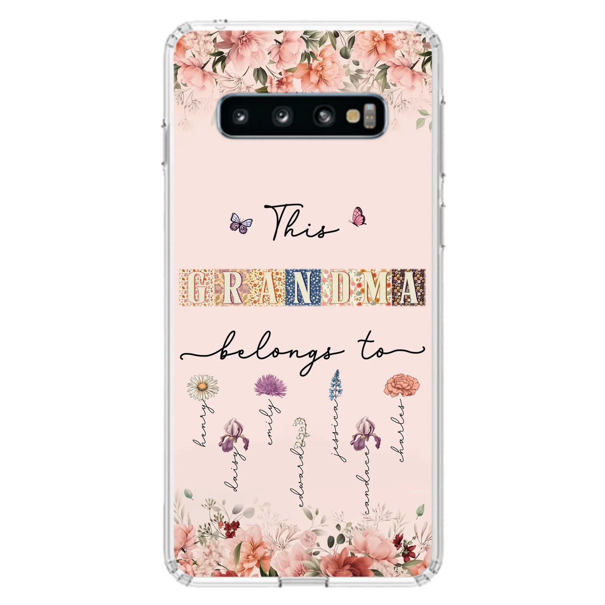 Custom Personalized Grandma/Mom Phone Case - Upto 7 Kids - Mother's Day Gift Idea for Grandma/Mom - Case for iPhone/Samsung