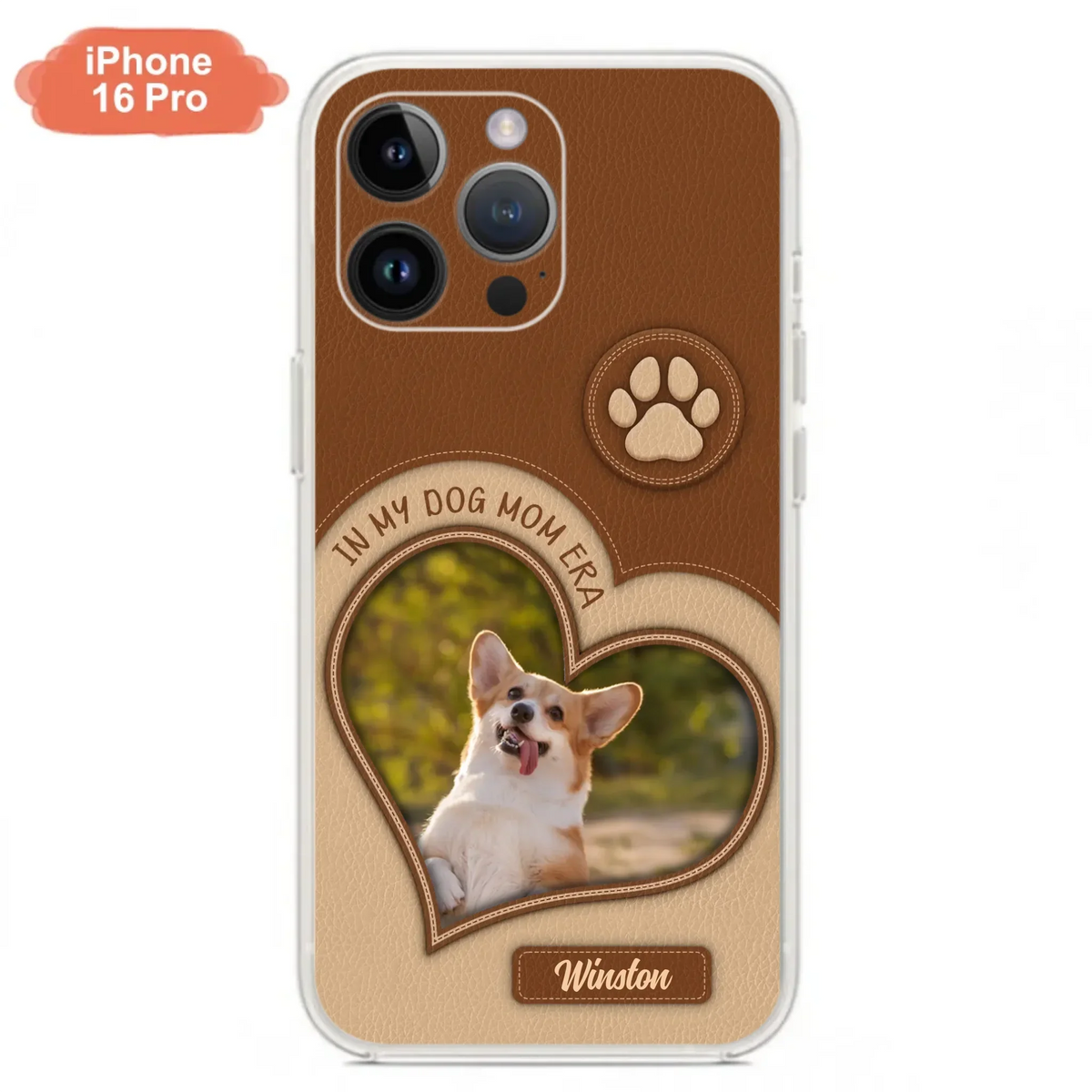 Custom Personalized In My Dog Mom Era Phone Case - Upload Photo - Gift Idea For Dog Lover/ Mother's Day - Case For iPhone/ Samsung