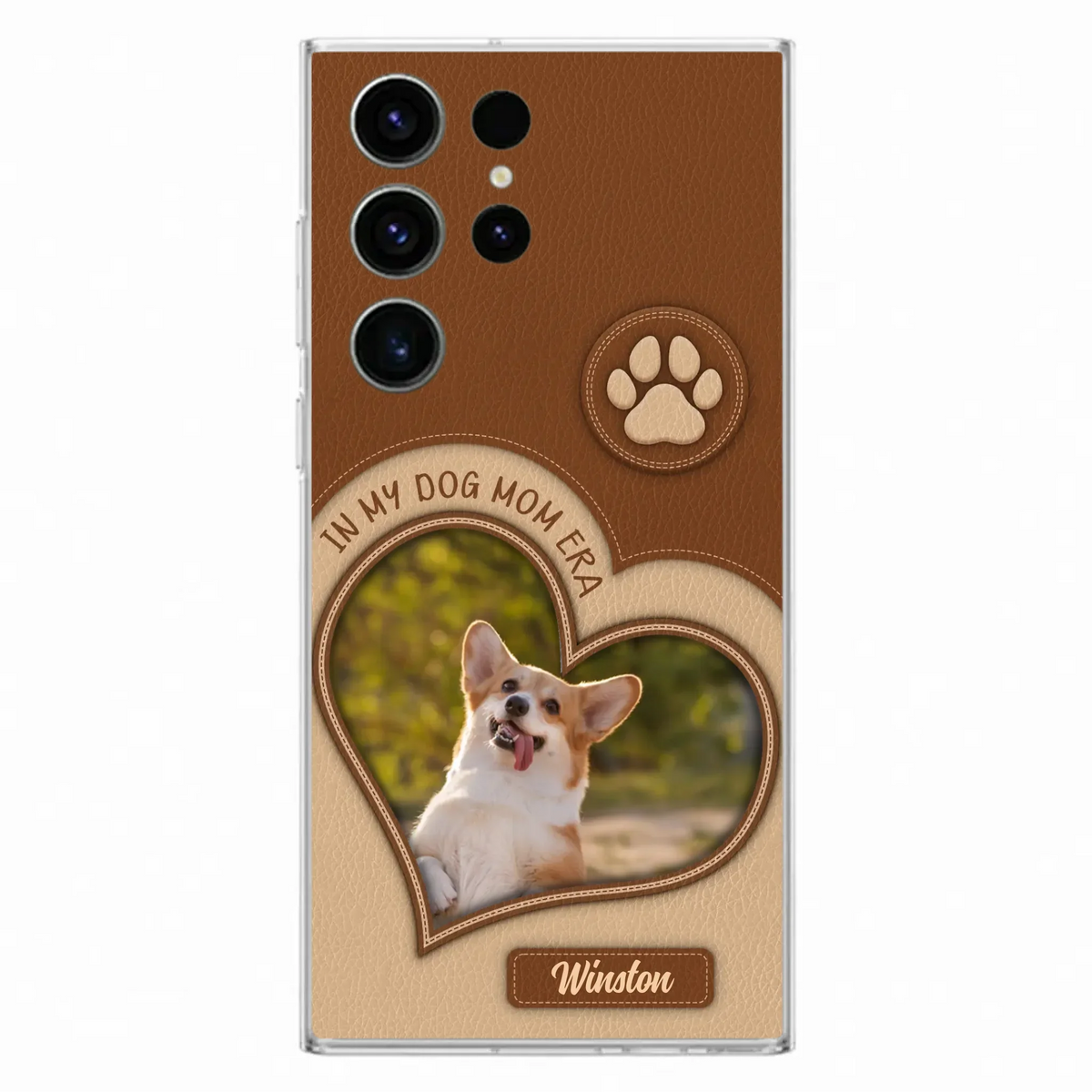 Custom Personalized In My Dog Mom Era Phone Case - Upload Photo - Gift Idea For Dog Lover/ Mother's Day - Case For iPhone/ Samsung