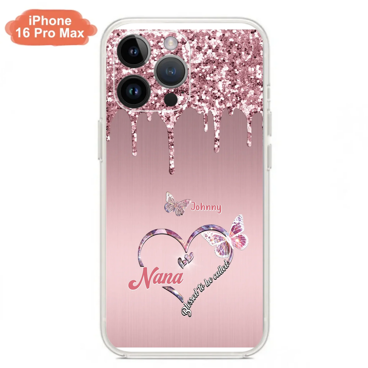 Custom Personalized Grandma Phone Case - Upto 10 Kids - Gift Idea For Mom/ Grandma/ Mother's Day - Case for iPhone/Samsung - Blessed To Be Called Nana