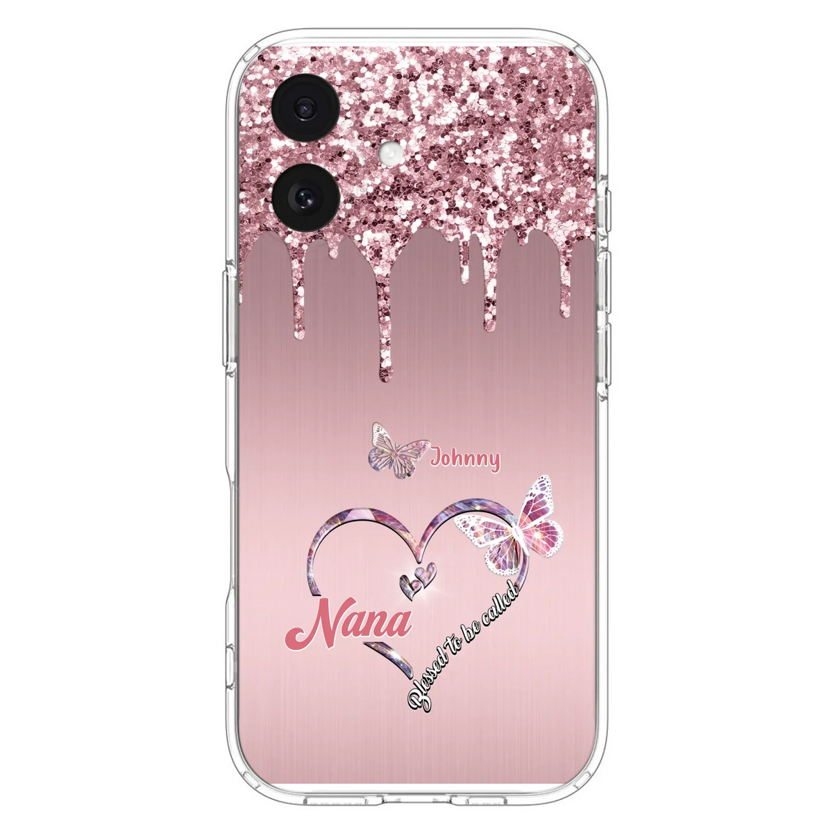 Custom Personalized Grandma Phone Case - Upto 10 Kids - Gift Idea For Mom/ Grandma/ Mother's Day - Case for iPhone/Samsung - Blessed To Be Called Nana
