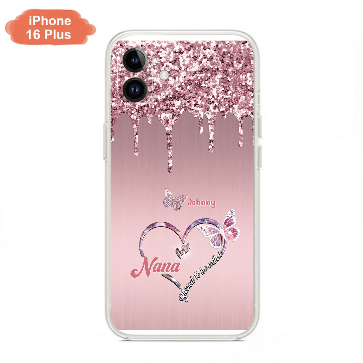 Custom Personalized Grandma Phone Case - Upto 10 Kids - Gift Idea For Mom/ Grandma/ Mother's Day - Case for iPhone/Samsung - Blessed To Be Called Nana