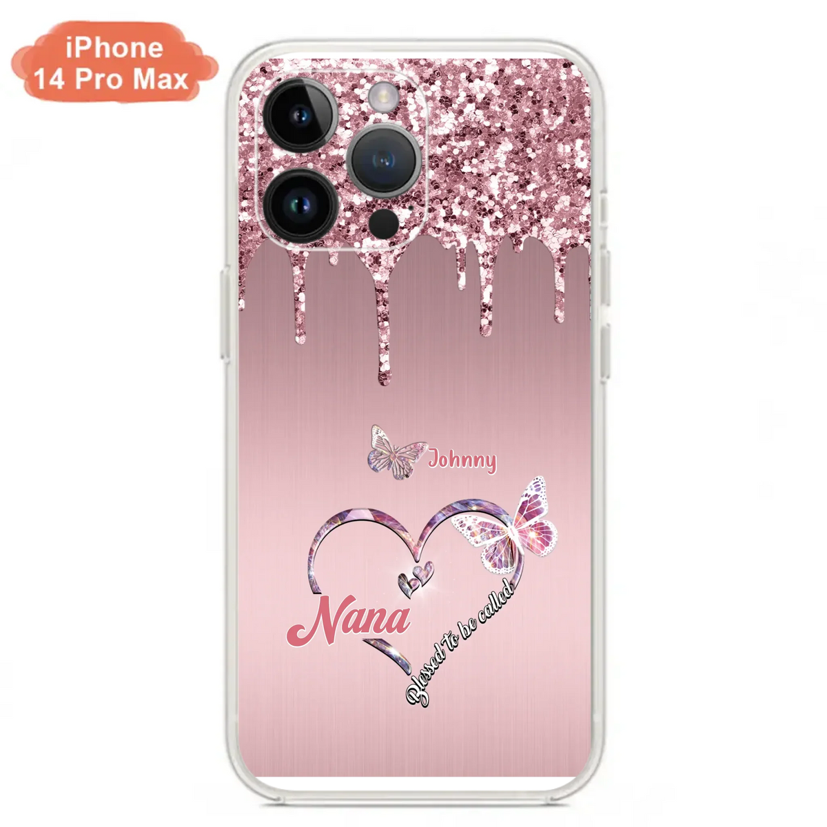 Custom Personalized Grandma Phone Case - Upto 10 Kids - Gift Idea For Mom/ Grandma/ Mother's Day - Case for iPhone/Samsung - Blessed To Be Called Nana