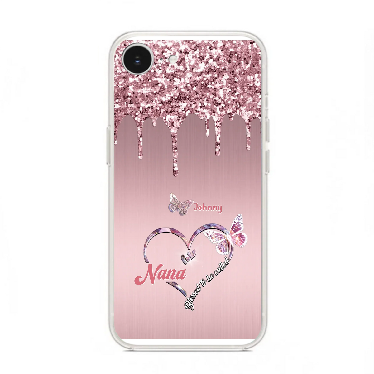 Custom Personalized Grandma Phone Case - Upto 10 Kids - Gift Idea For Mom/ Grandma/ Mother's Day - Case for iPhone/Samsung - Blessed To Be Called Nana