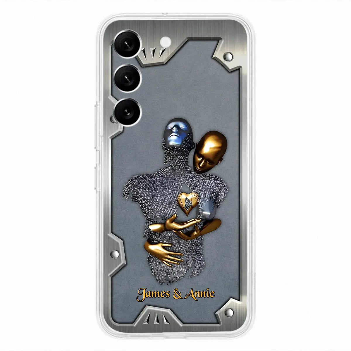 Custom Personalized Couple Phone Case - Gift Idea For Couple/ Valentines Day - Case For iPhone/ Samsung