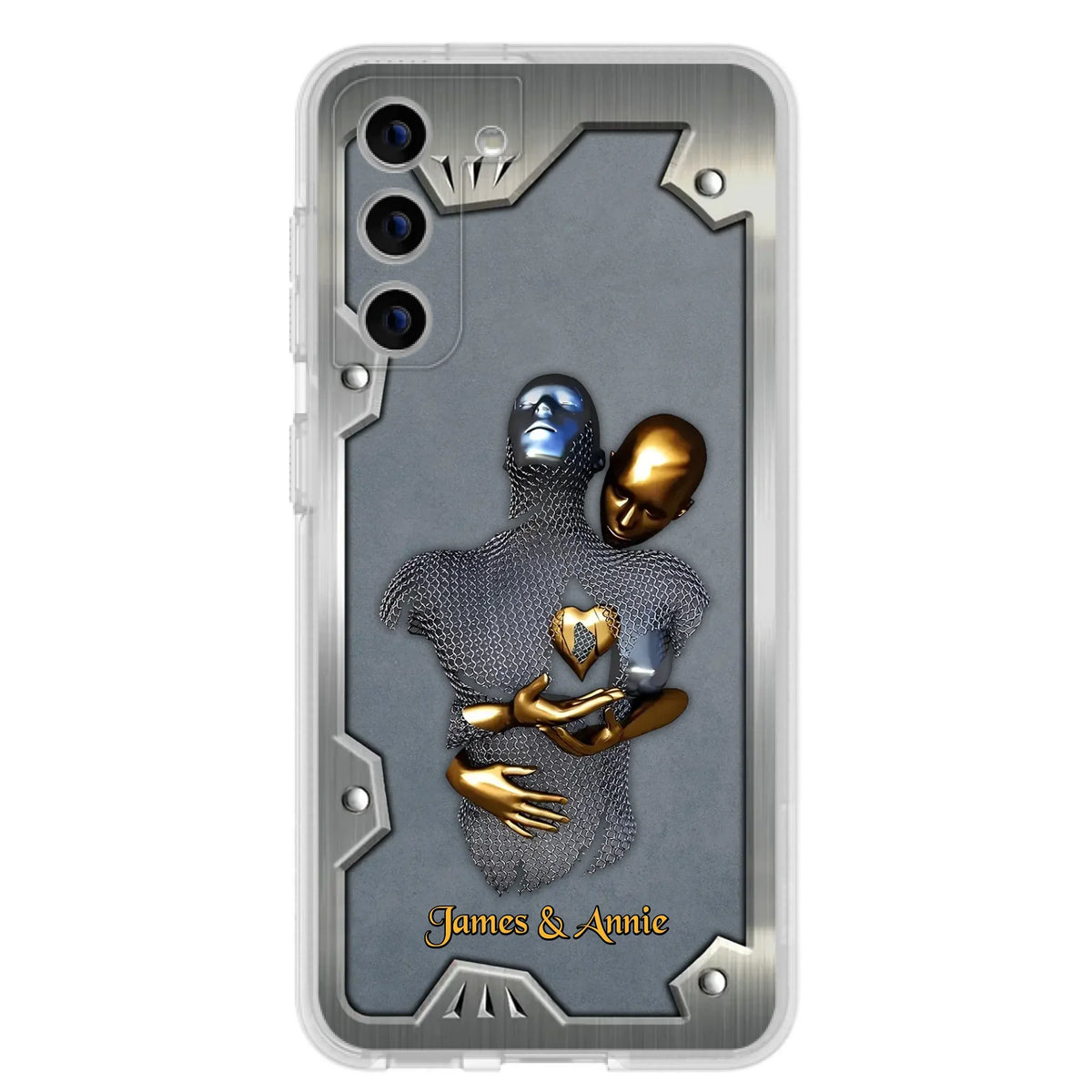 Custom Personalized Couple Phone Case - Gift Idea For Couple/ Valentines Day - Case For iPhone/ Samsung