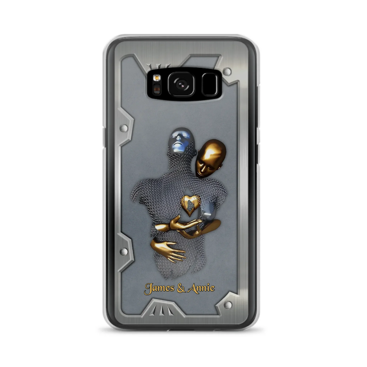 Custom Personalized Couple Phone Case - Gift Idea For Couple/ Valentines Day - Case For iPhone/ Samsung