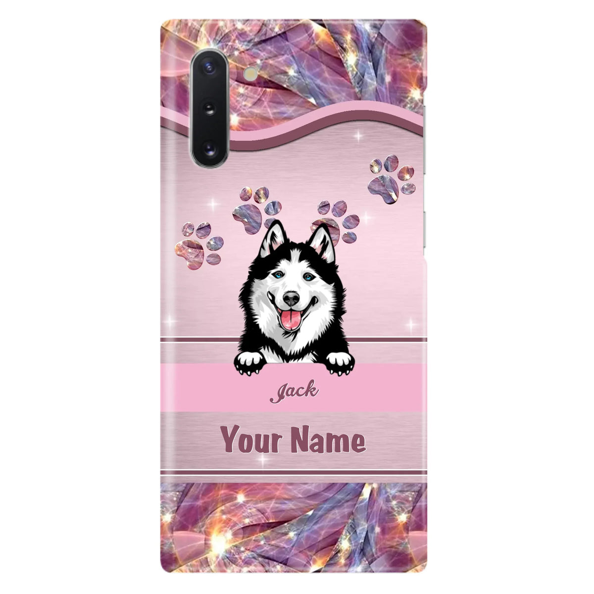 Custom Personalized Dog Phone Case For iPhone And Samsung - Gift Idea For Dog Lover - Up to 3 Dogs