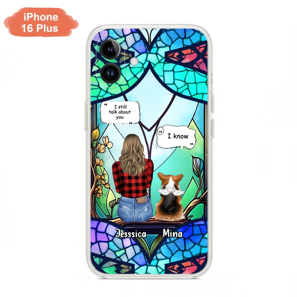 Custom Personalized Memorial Pet Phone Case - Memorial Gift Idea For Dog/ Cat/ Rabbits Owners - Up to 3 Dogs/ Cats/ Rabbits - Case For iPhone And Samsung
