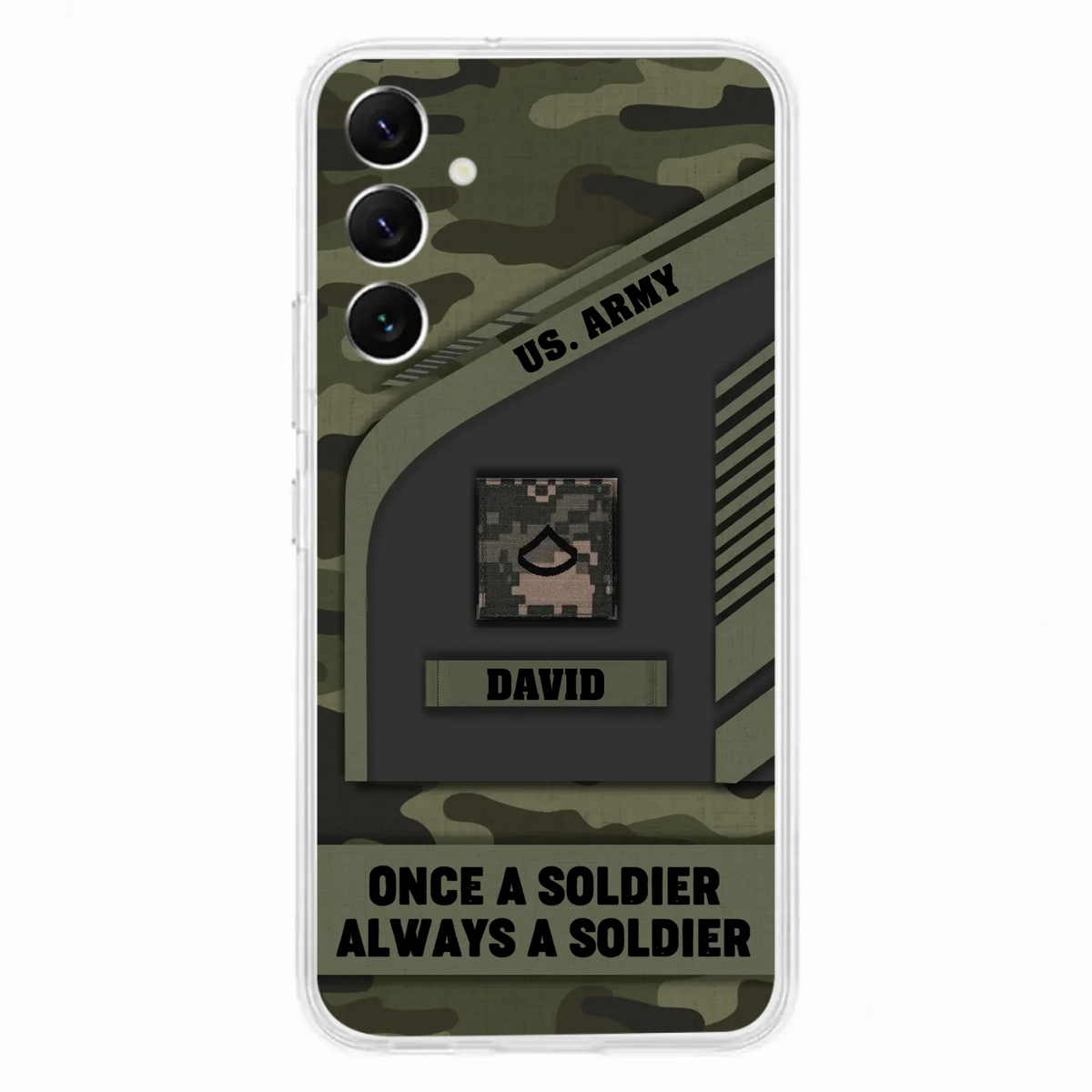 Custom Personalized Veteran Phone Case - Gift Idea For Veteran/Veterans Day - Once A Soldier Always A Soldier - Case for iPhone/Samsung