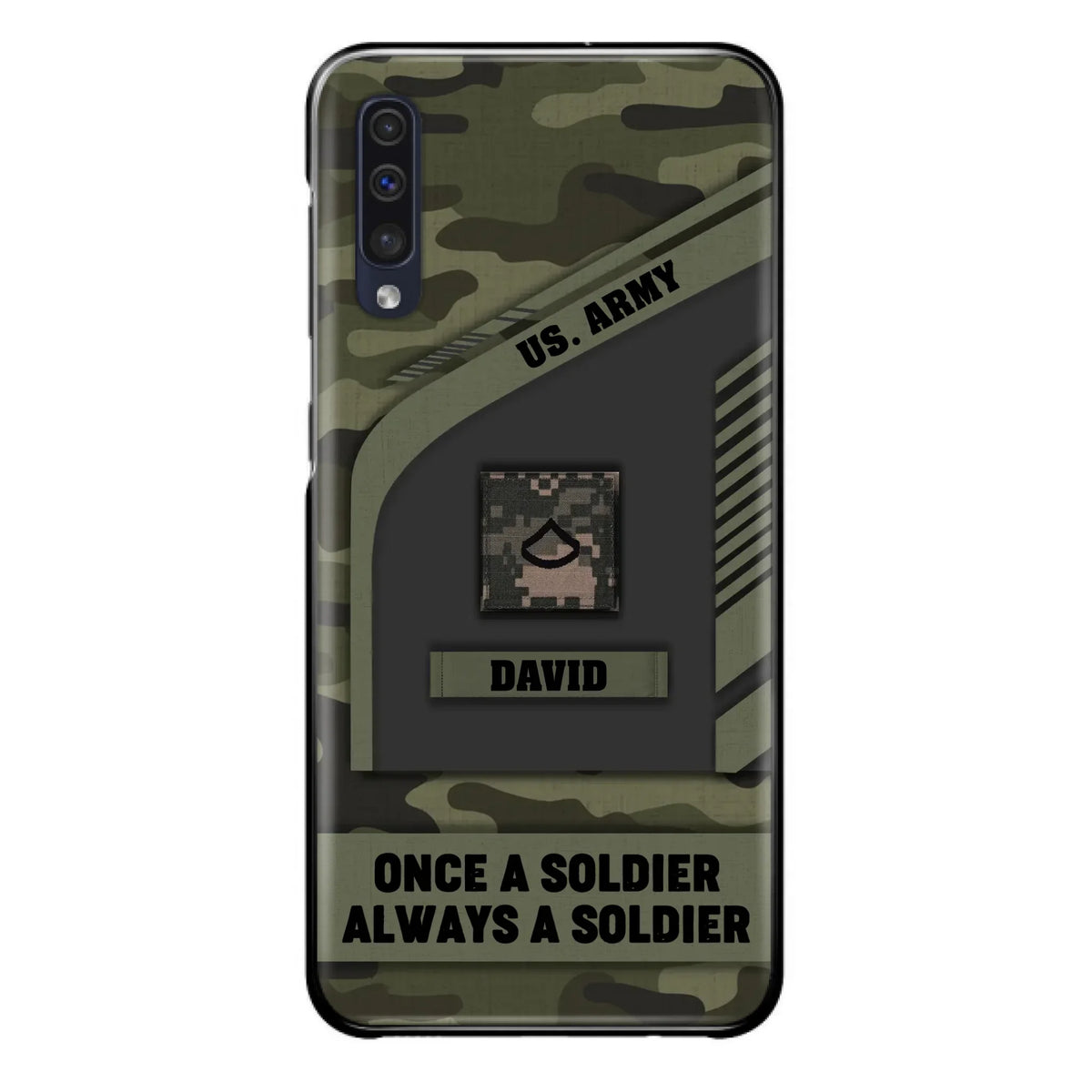 Custom Personalized Veteran Phone Case - Gift Idea For Veteran/Veterans Day - Once A Soldier Always A Soldier - Case for iPhone/Samsung