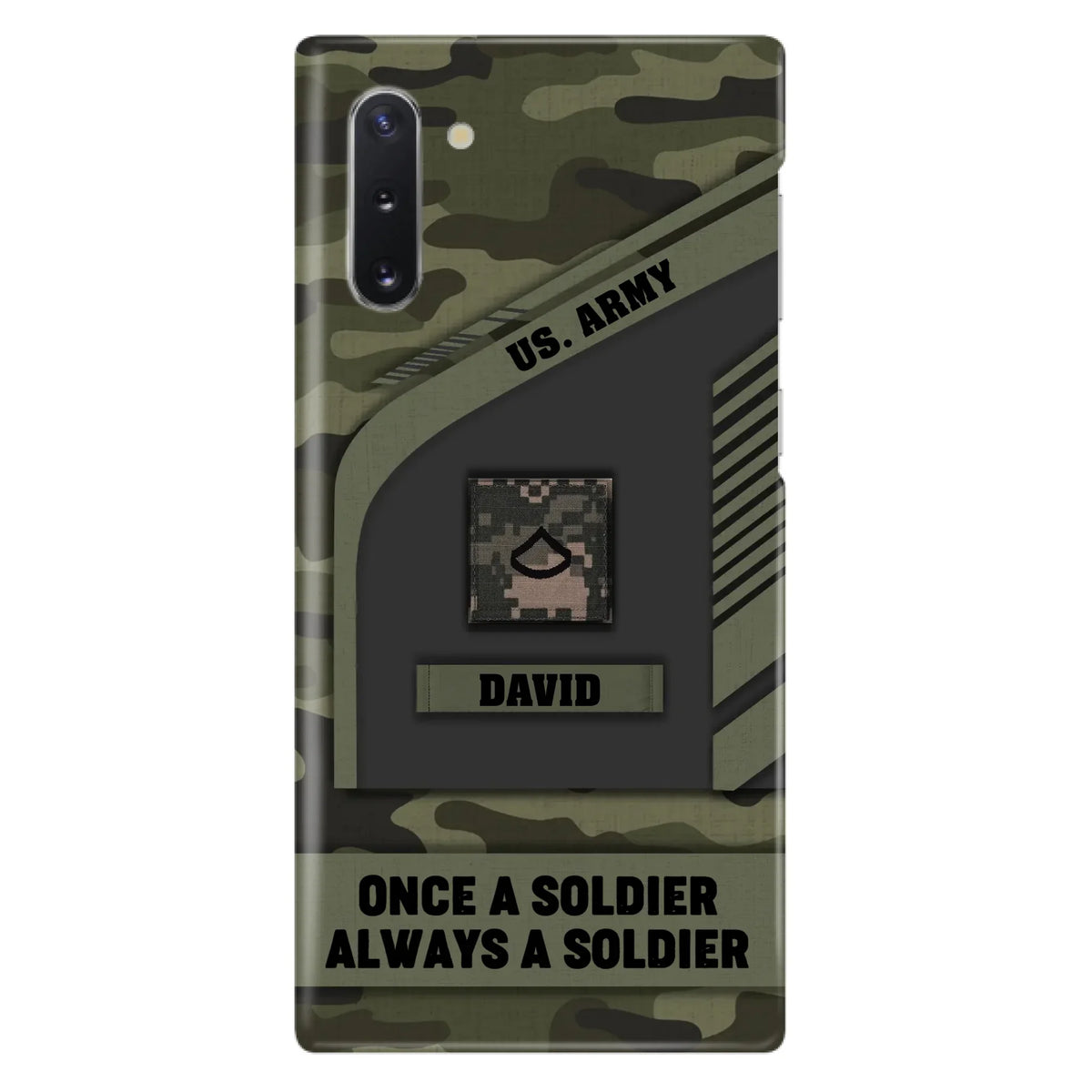 Custom Personalized Veteran Phone Case - Gift Idea For Veteran/Veterans Day - Once A Soldier Always A Soldier - Case for iPhone/Samsung