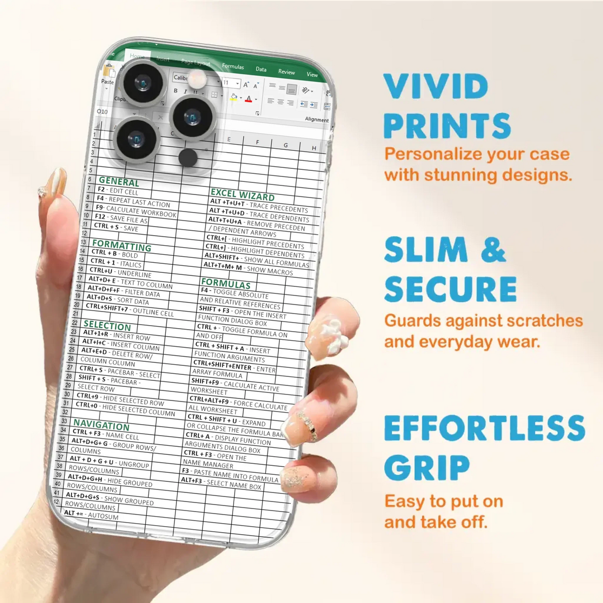 Personalized Excel Phone Case - Gift Idea For Excel Lovers - Cases For iPhone/Samsung