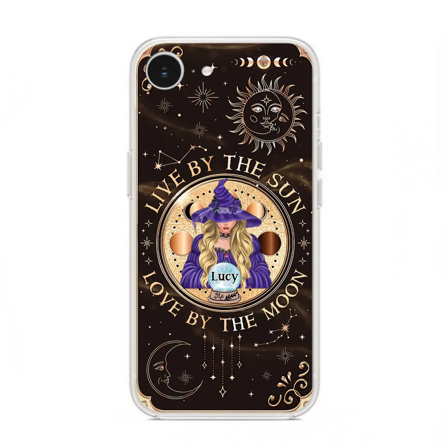Custom Personalized Witch Phone Case - Halloween Gift Idea For Friend - Only Good May Enter Here - Case for iPhone/Samsung