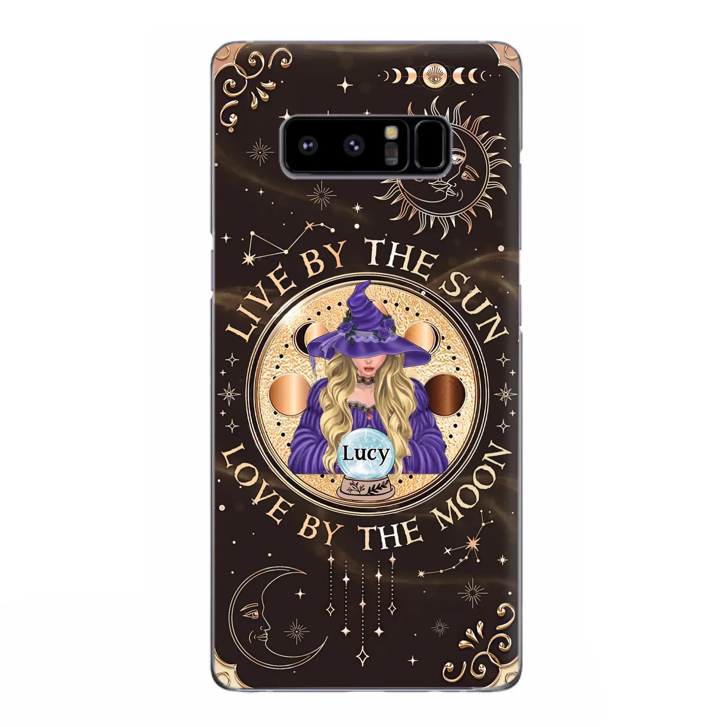 Custom Personalized Witch Phone Case - Halloween Gift Idea For Friend - Only Good May Enter Here - Case for iPhone/Samsung