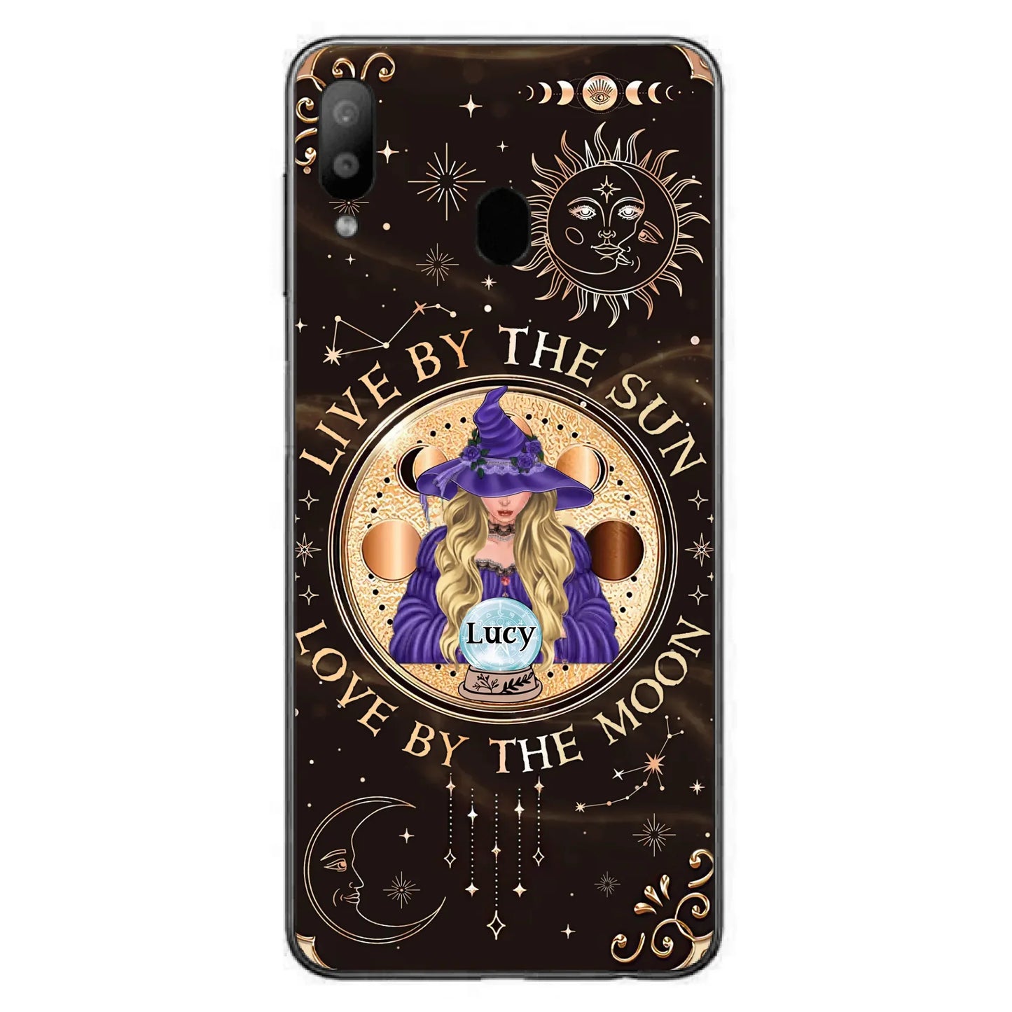 Custom Personalized Witch Phone Case - Halloween Gift Idea For Friend - Only Good May Enter Here - Case for iPhone/Samsung