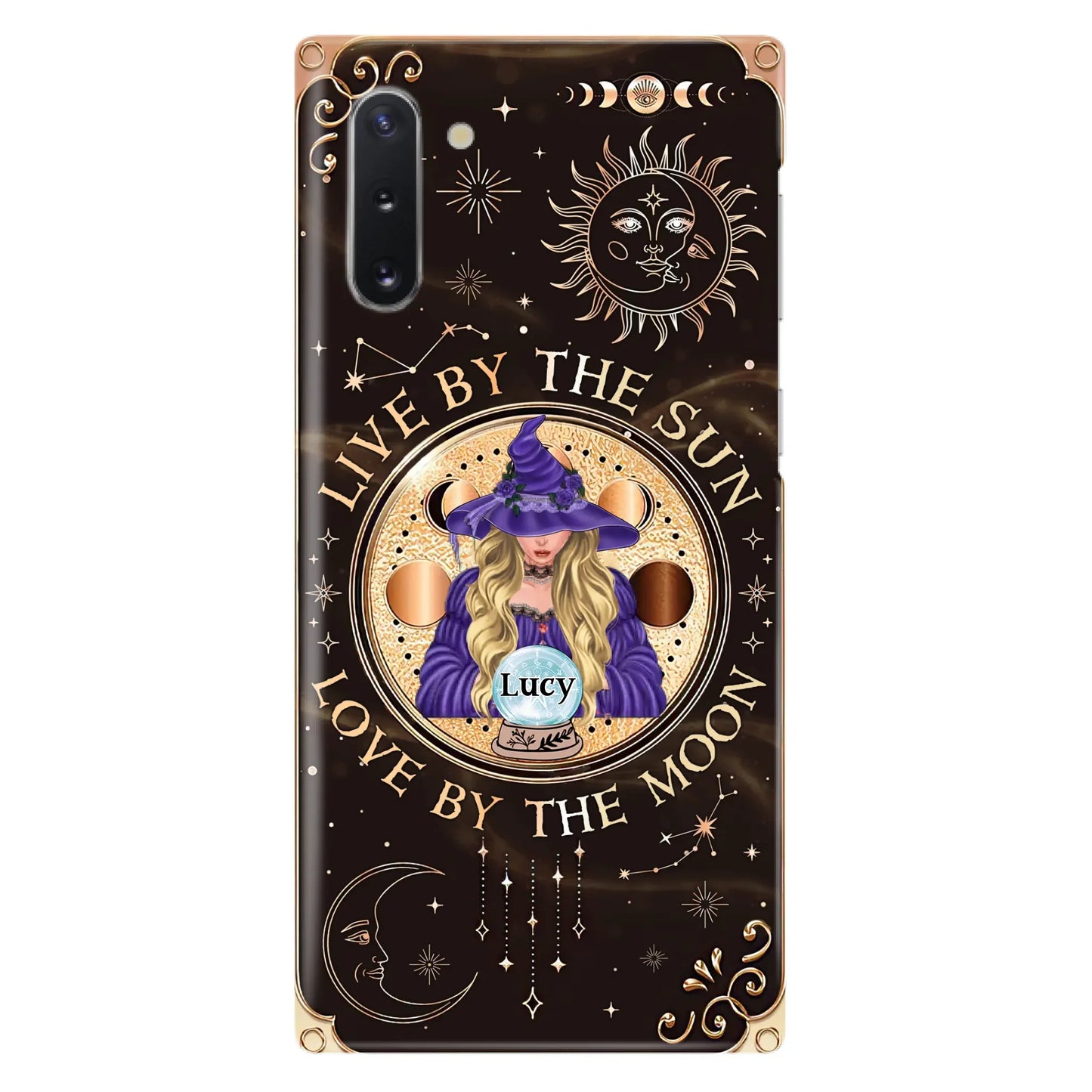 Custom Personalized Witch Phone Case - Halloween Gift Idea For Friend - Only Good May Enter Here - Case for iPhone/Samsung