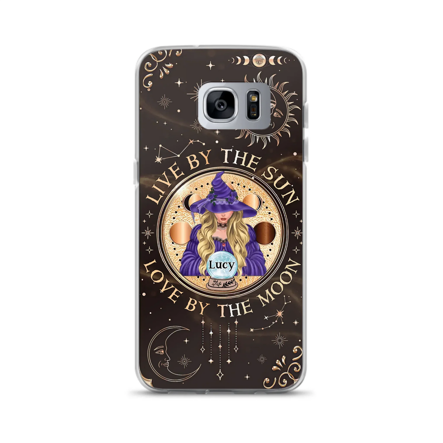 Custom Personalized Witch Phone Case - Halloween Gift Idea For Friend - Only Good May Enter Here - Case for iPhone/Samsung