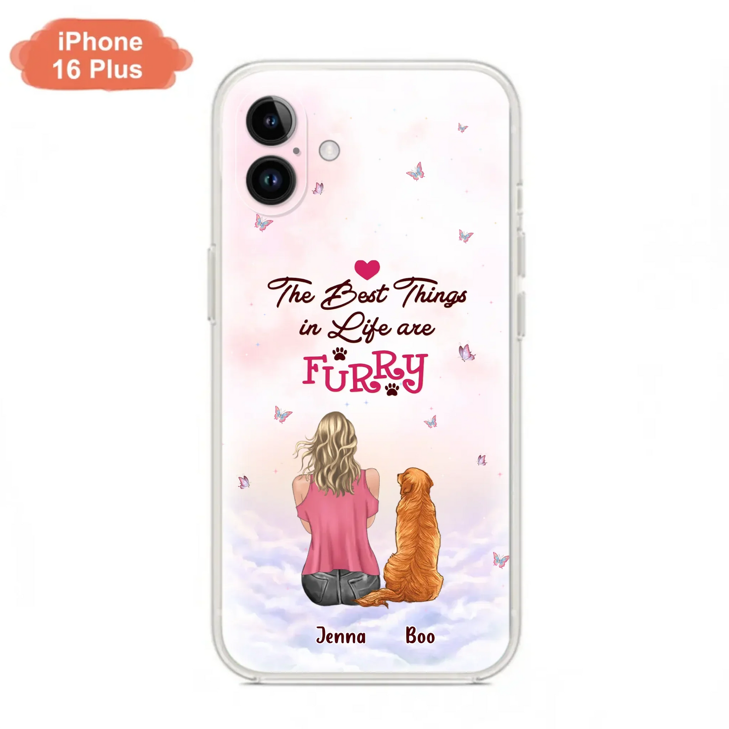 Custom Personalized Dog Mom Phone Case - Upto 5 Dogs - Gift Idea For Dog Lovers - The Best Things In Life Are Furry - Case for iPhone/Samsung