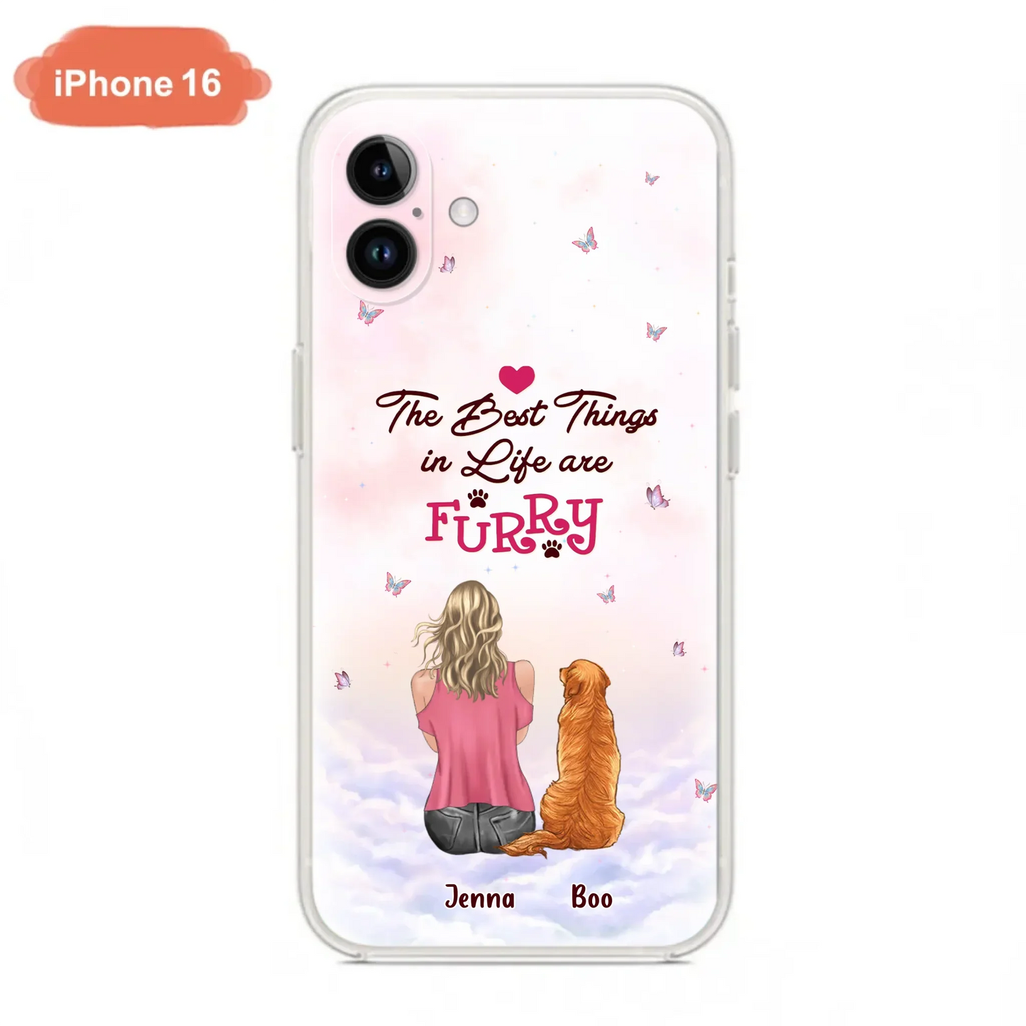 Custom Personalized Dog Mom Phone Case - Upto 5 Dogs - Gift Idea For Dog Lovers - The Best Things In Life Are Furry - Case for iPhone/Samsung