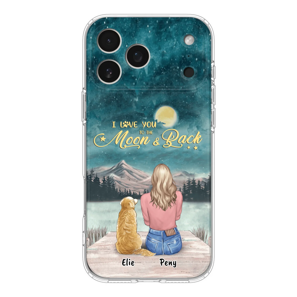 Personalized Pet Mom Phone Case - up to 4 Pets - FD19NO