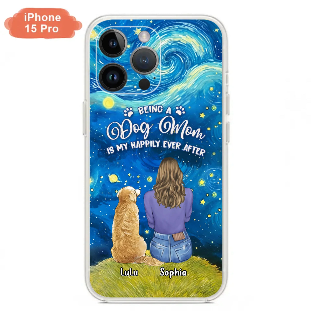 Personalized Dog Mom Phone Case - Up to 3 Dogs - Mother's Day Gift Idea For Dog Lover - Dog Mama Life Is Ruff - Case For iPhone/ Samsung
