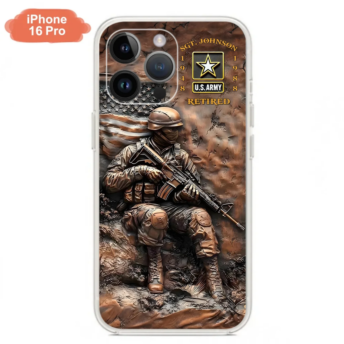 Custom Personalized Veteran Phone Case - Retired Gift Idea For Veteran - Case For iPhone/ Samsung