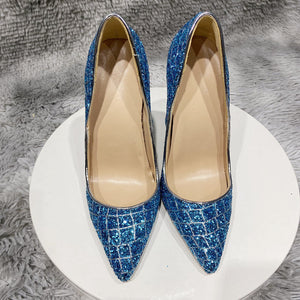 New blue sequins 8cm
