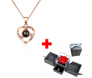 Gold and red box