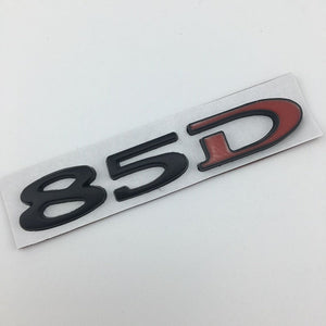85D black red