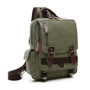 Military Green One Shoulder