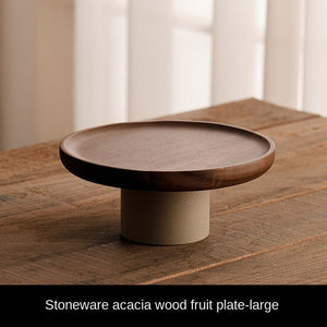 Large Rosewood Fruit Plate (21.5*21.5*9.5cm)