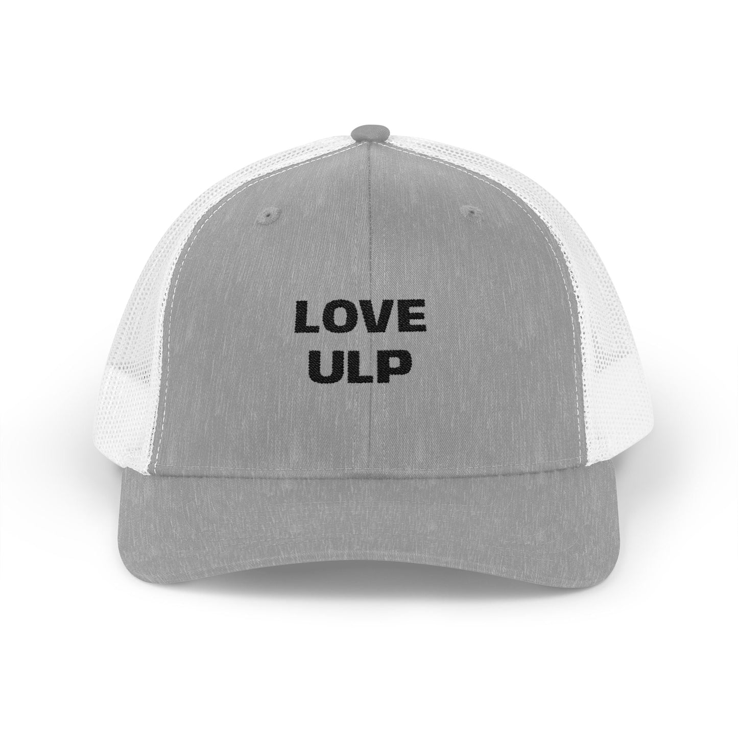 Love ULP Trucker Cap - Vintage Grey Mesh Snapback Hat