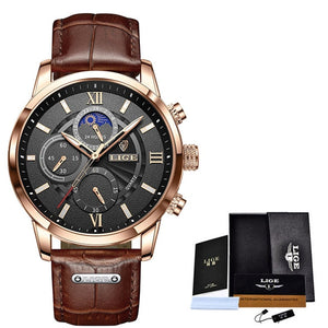Rose gold black
