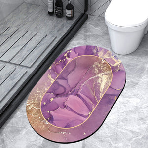 Romantic purple oval