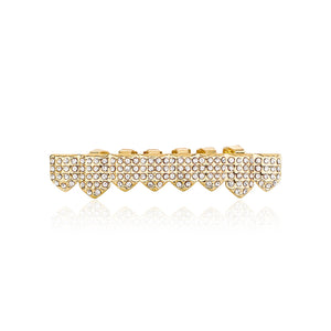 Golden lower teeth