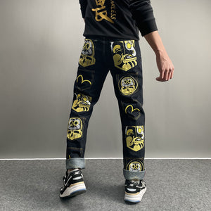 Golden Skull Embroidery