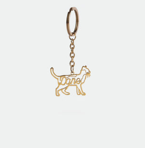 Gold Keychain